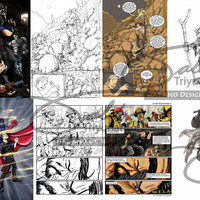 Comics n before and after