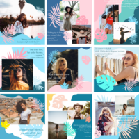 Summer Vibes Instagram Templates
