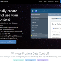 MongoDB management dashboard www.proximadata.io