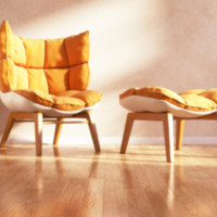 3D scene created with Blender