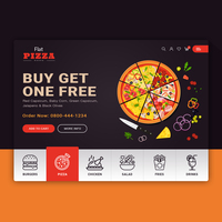 Flat Pizza - Food Design