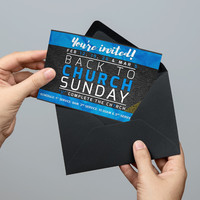 An invitation design for our church event