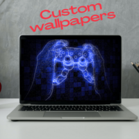 Custom laptop wall papers