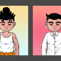 2D Art NFT Creation with traits