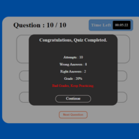 A PHP  Javascript Quiz app