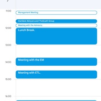 Calendar management 
