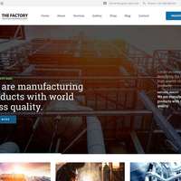 Website for Manufacturing  Products