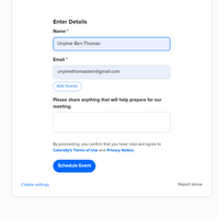 Appointment setting/scheduling 