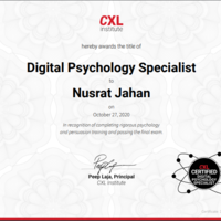 Certified Digital Psychology Specialist