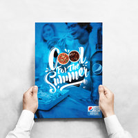 PEPSI AND PIZZA! Graphic prop for PEPSI campaing