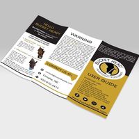 Trifolded brochure design