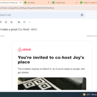 Screenshot of being invited to cohost