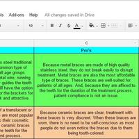 Internet Research - Dental Braces Pro's and Con's (1)