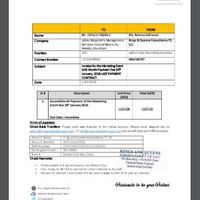 Admin Support: Invoice Sample