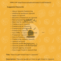 YouTube Optimization Plan 1