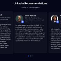 Recommendations from LinkedIn