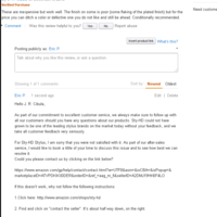 Answering the negative reviews to provide solution and sat