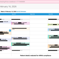 Multi-Provider Appointment Scheduling - Calendar Management