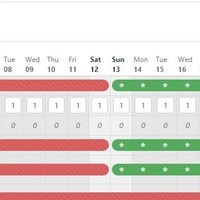 Manage the booking calendars
