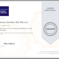 Canva Certificate from Coursera