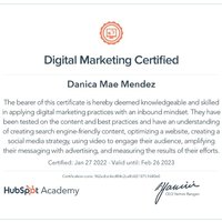 Digital Marketing Certification