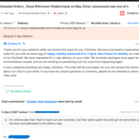 Positive feedback on Gorgias