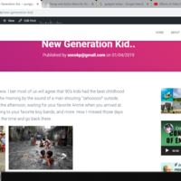 Blog Sample in WordPress