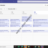 Calendar Management 