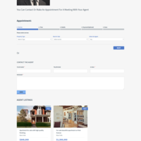 WordPress Real Estate Agent Page