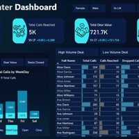 View portfolio link to interact with dashboard 