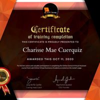 Certificate of Completion