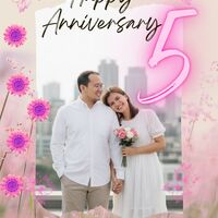 WEDDING ANNIVERSARY BACKDROP