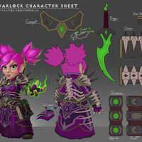 Gnome Warlock Character Sheet