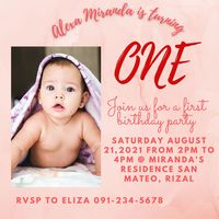 sample invitation made from canva app