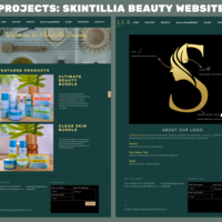 Skintilla Beauty Website