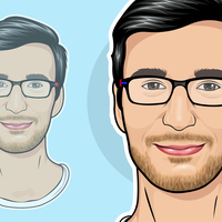 cartoon portrait