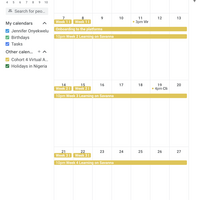 Calendar Management