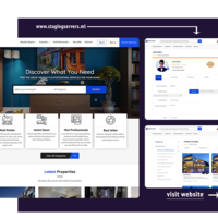 Real Estate website based on Laravel