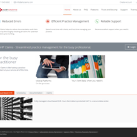 AHP Claims Landing page