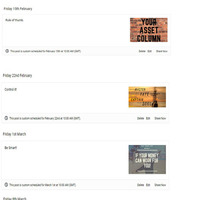 Social Media Post Scheduling