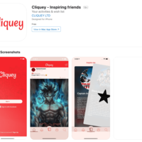 SocialMedia Cliquey App iOS