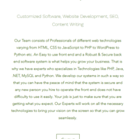 Screenshot of Website Content