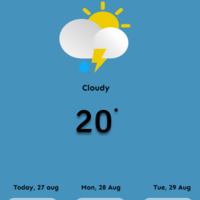 weather mobile app ( Figma )