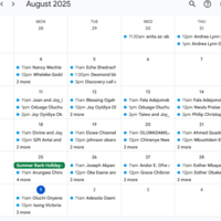 Appointment setting / Calendar management