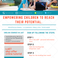English Tutorial Agency Flyer