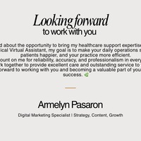 Looking forward to work with you