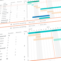 Gantt UI Design