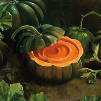 Editorial Illustration "Pumpkin Soup Recipe"