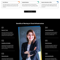 Website Design for IT Cloud Services for Agency