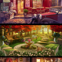 HOPA Video Game 2D Background